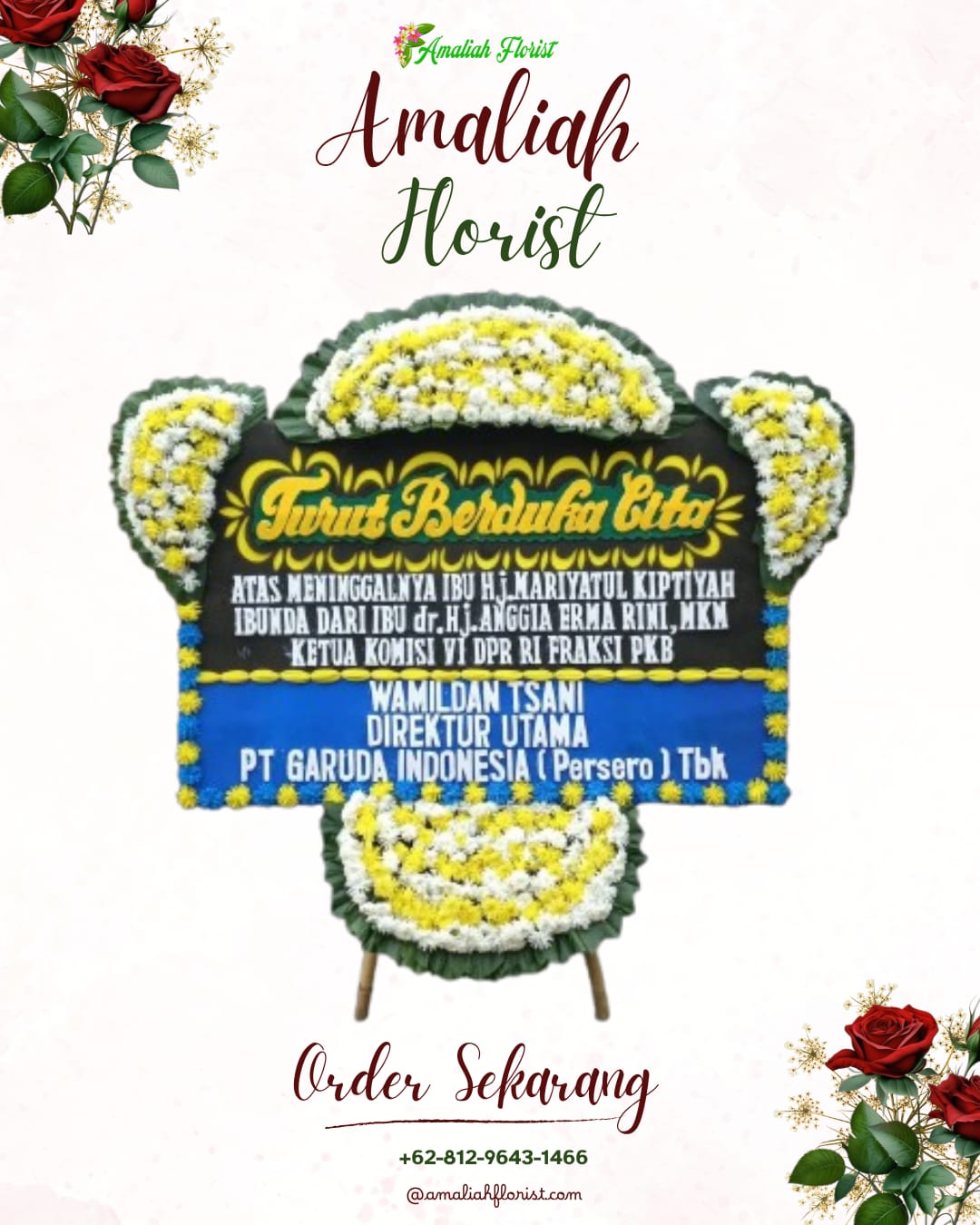 Papan Bunga Duka Jombang